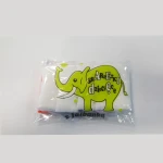 Skarpetki dziecięce poliamid 20 den białe 5 szt z kolorową falbanką Mirella 